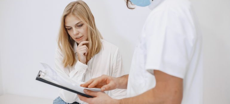 Healthcare provider explaining the Sublocade vs Suboxone comparison to a person