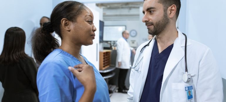 Two doctors talking about why tianeptine is becoming a public health concern